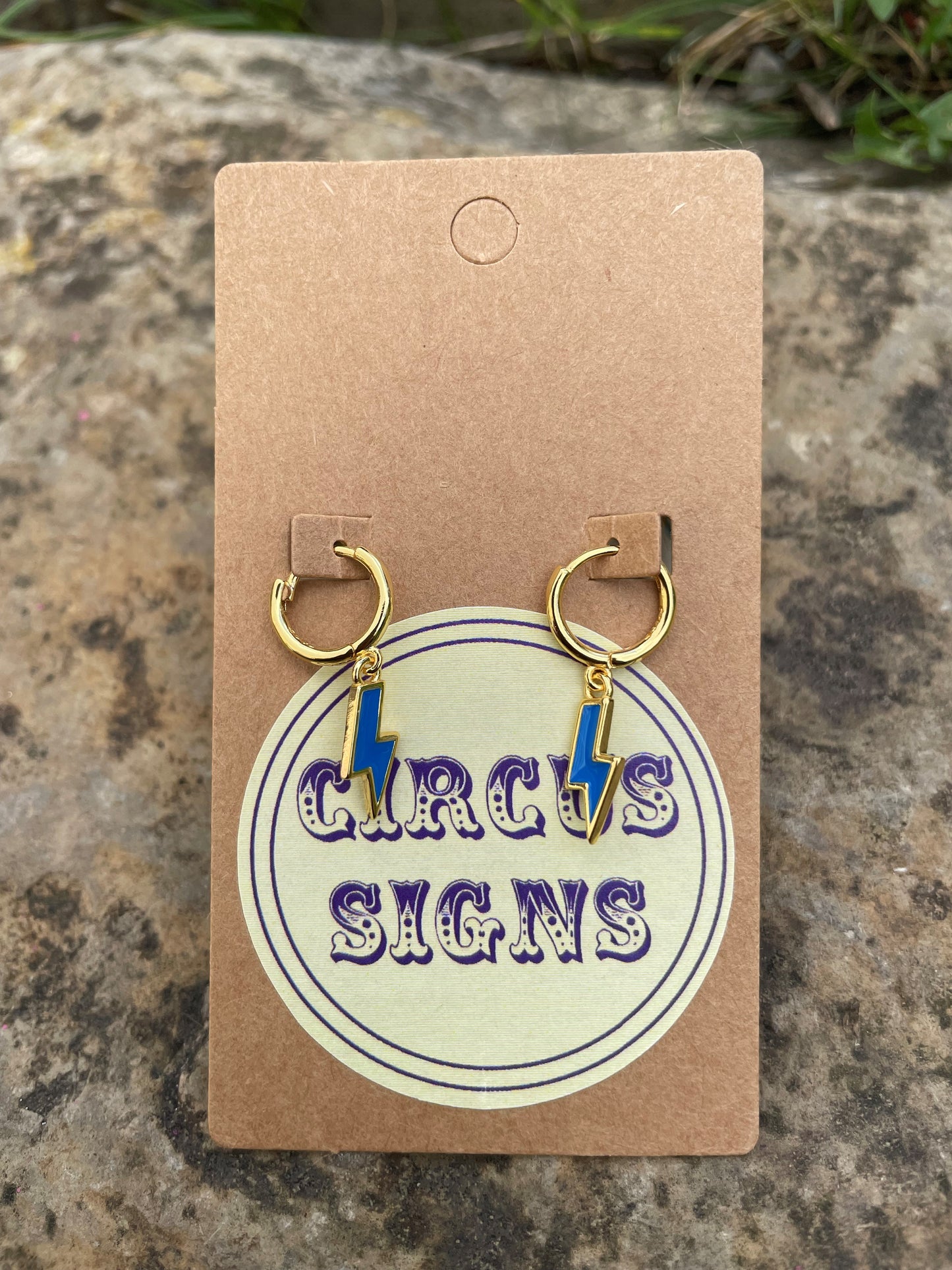 Beautiful Bolt Huggie Earrings