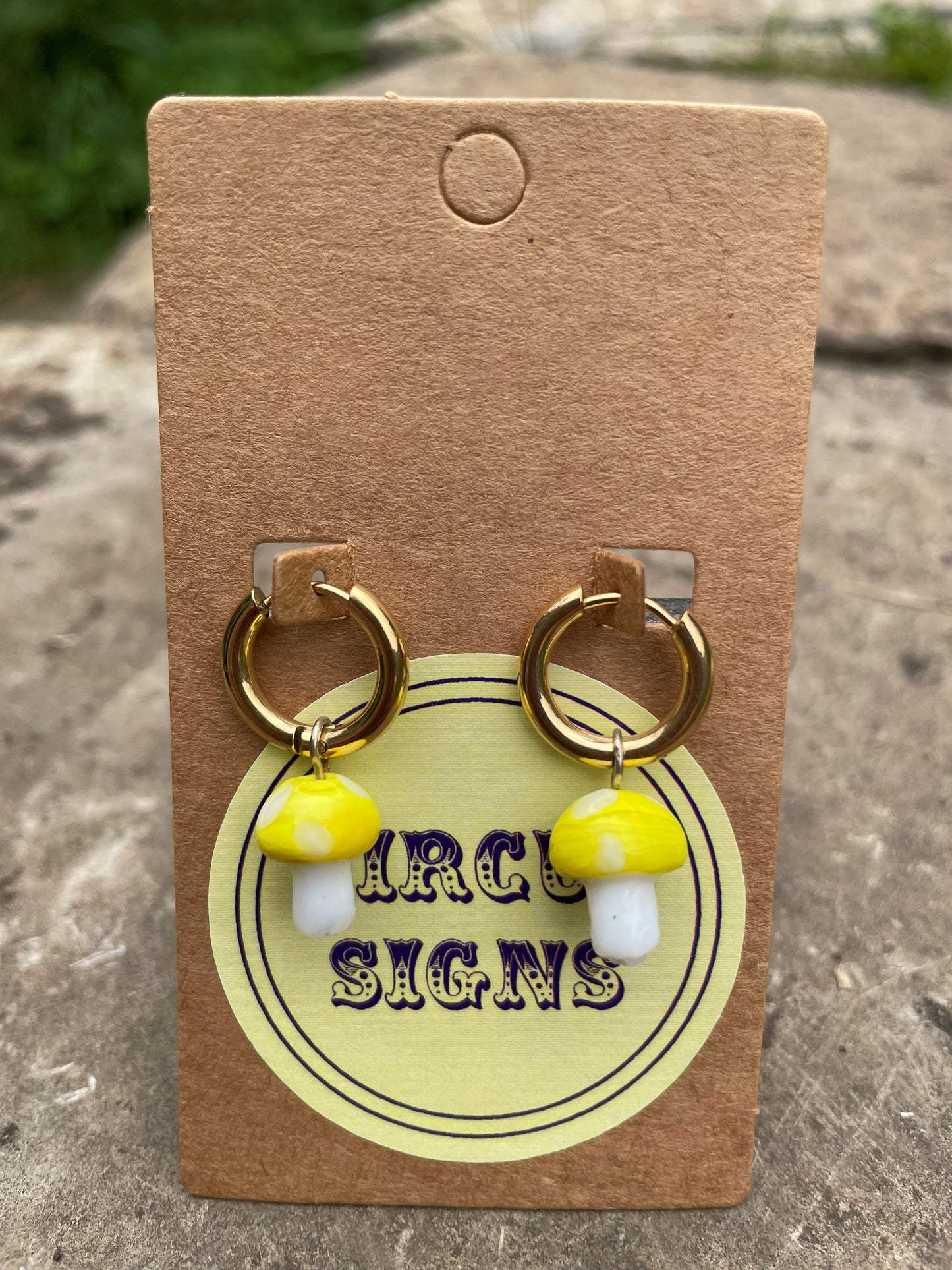 Magic Mushroom Earrings