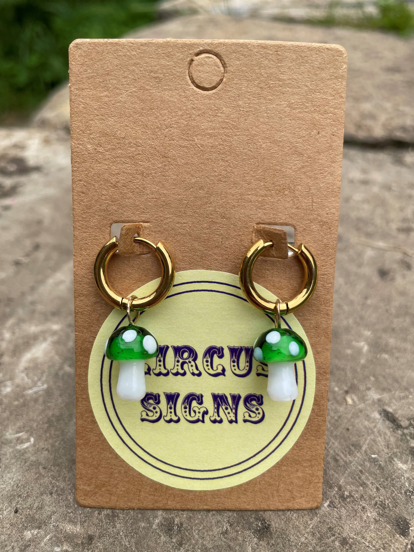 Magic Mushroom Earrings