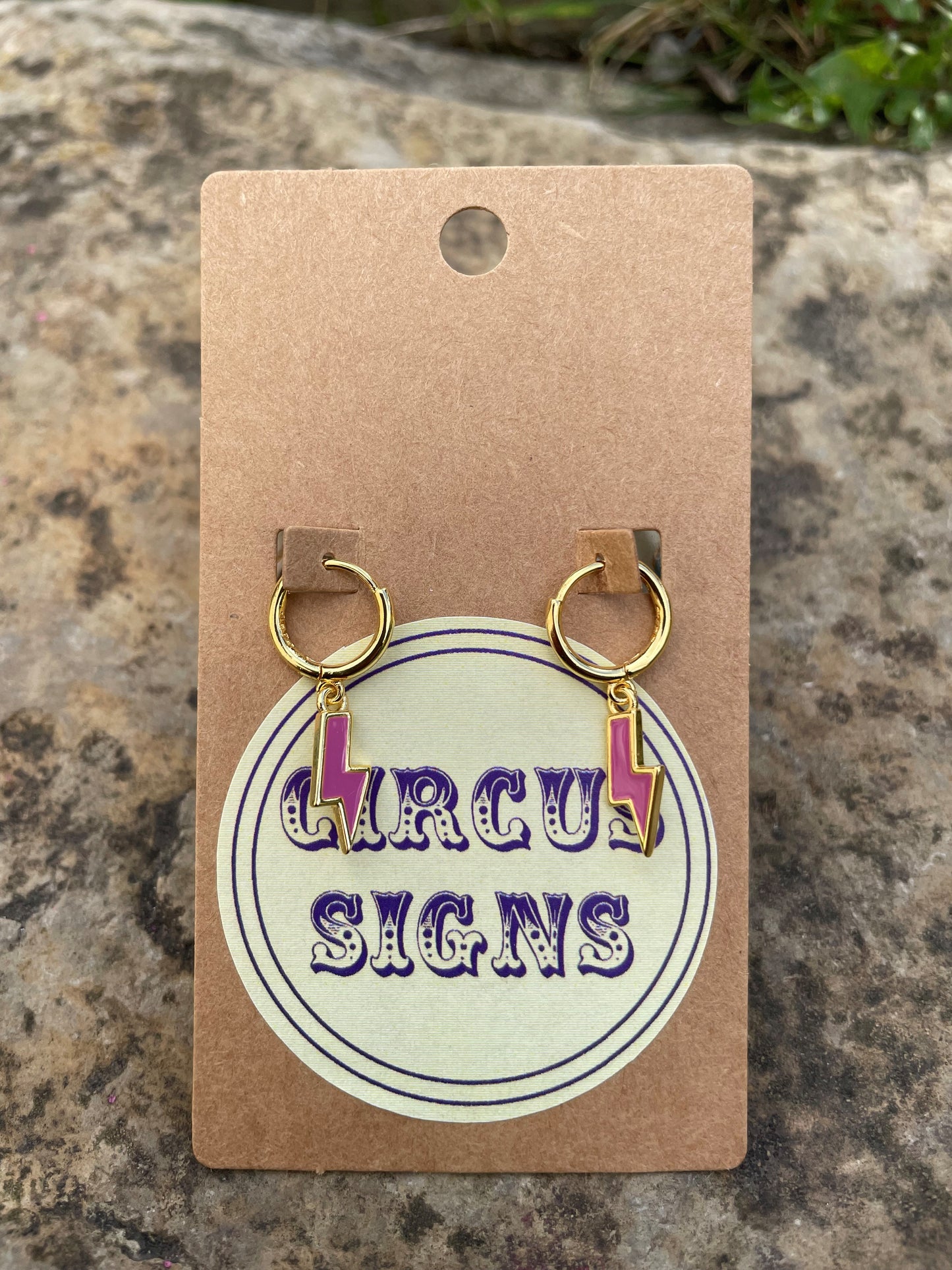 Beautiful Bolt Huggie Earrings