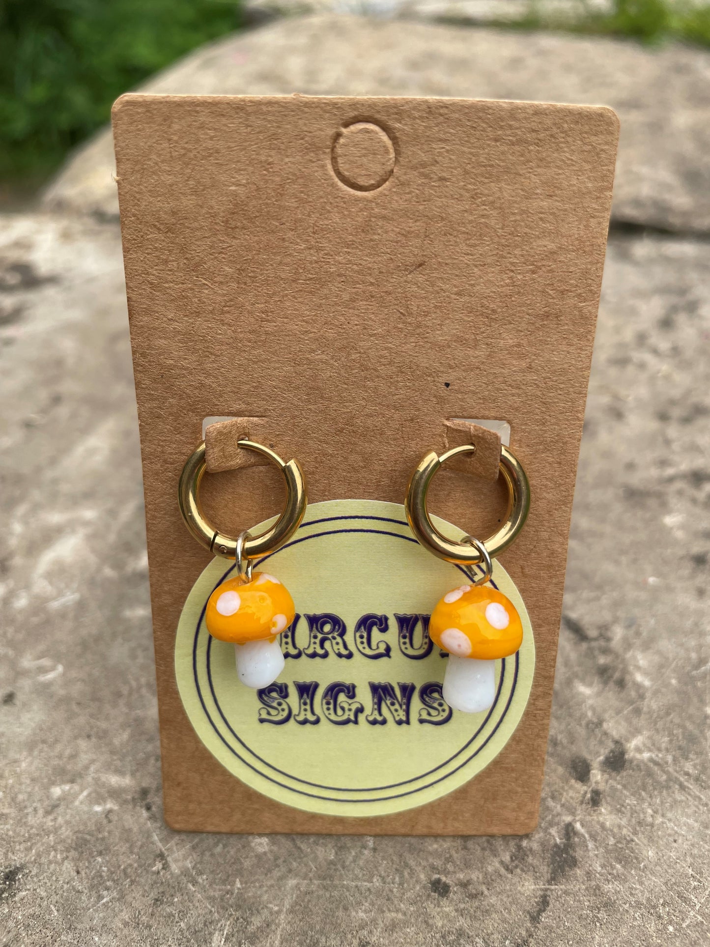 Magic Mushroom Earrings
