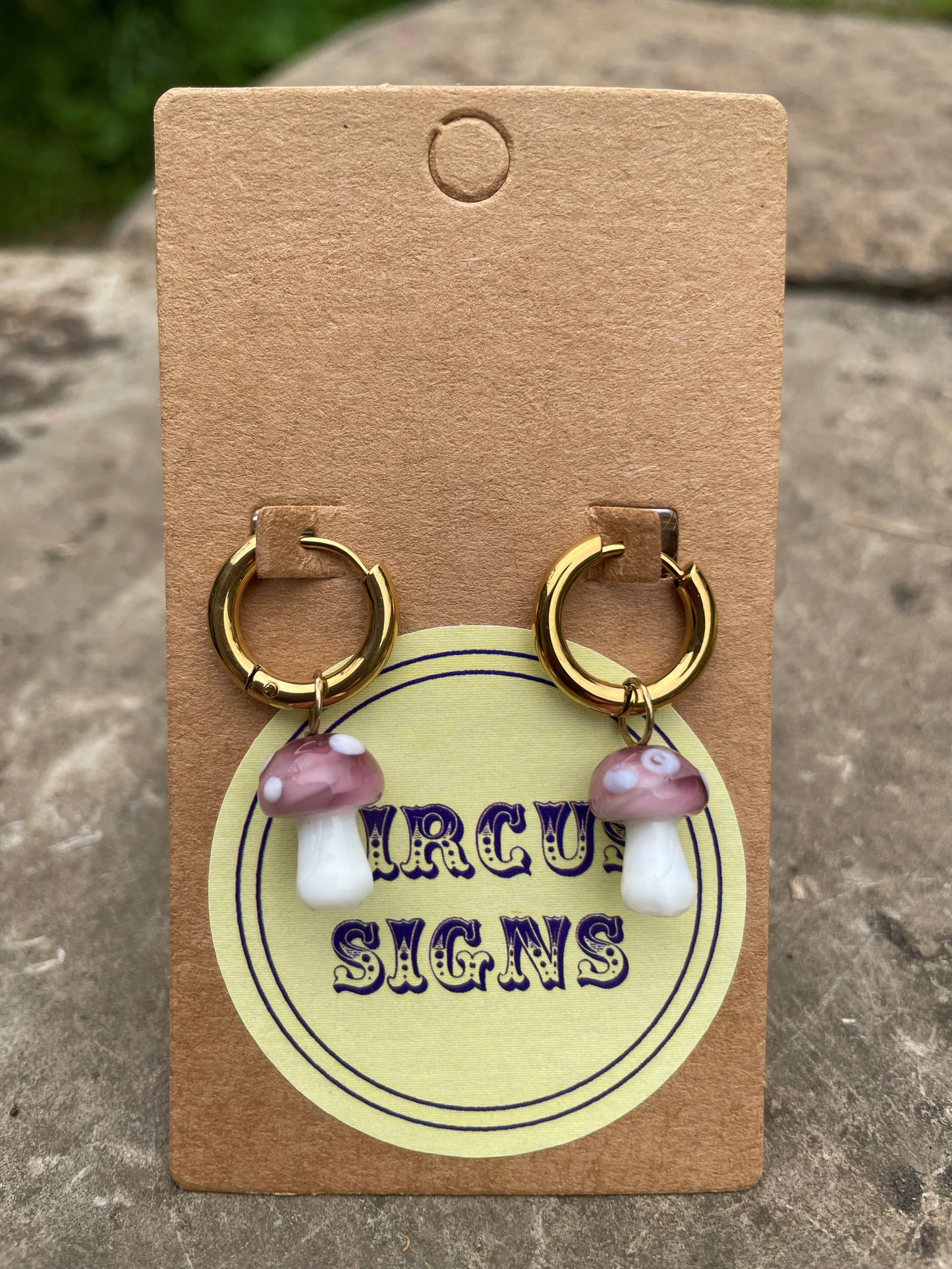 Magic Mushroom Earrings