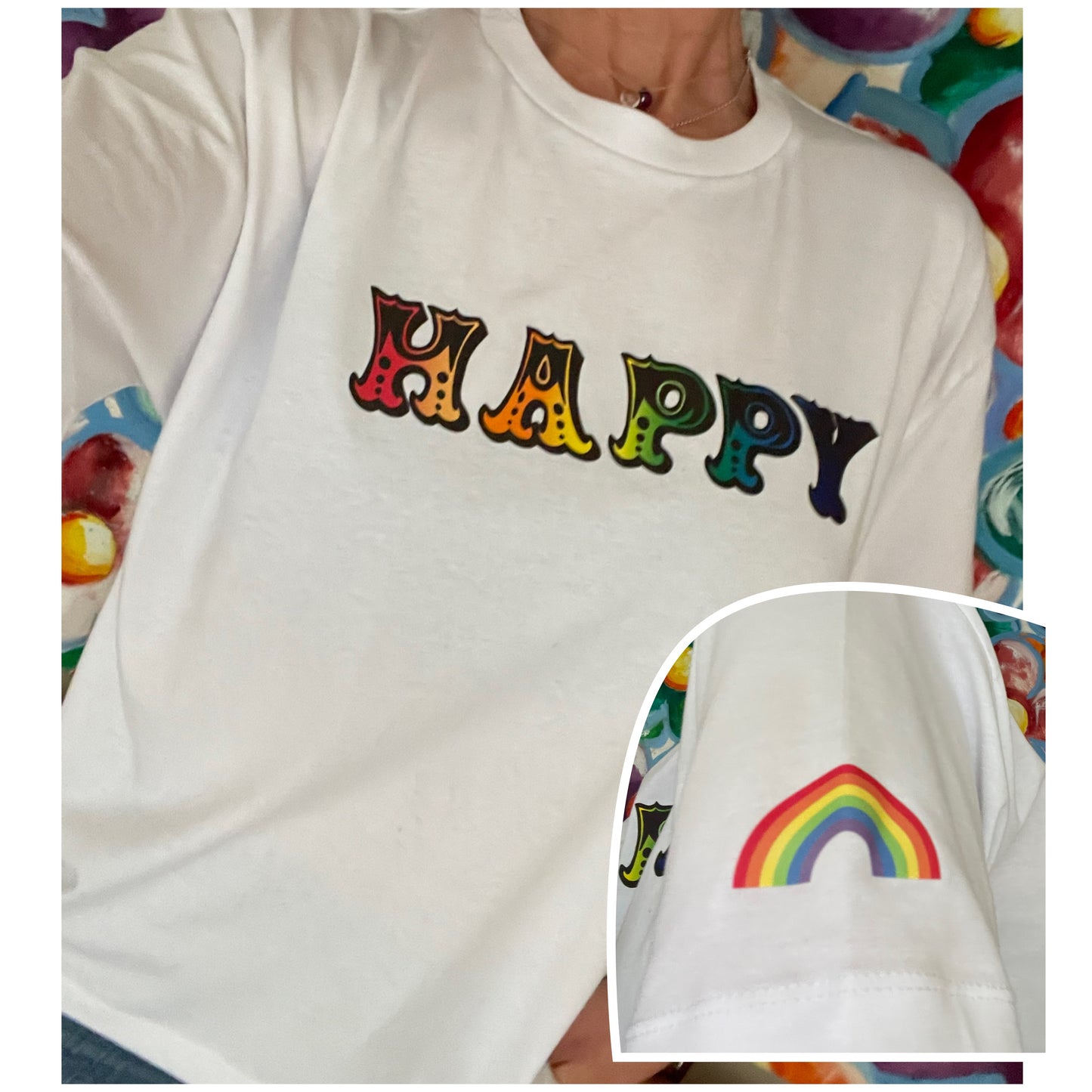 Rainbow Happy T-Shirt